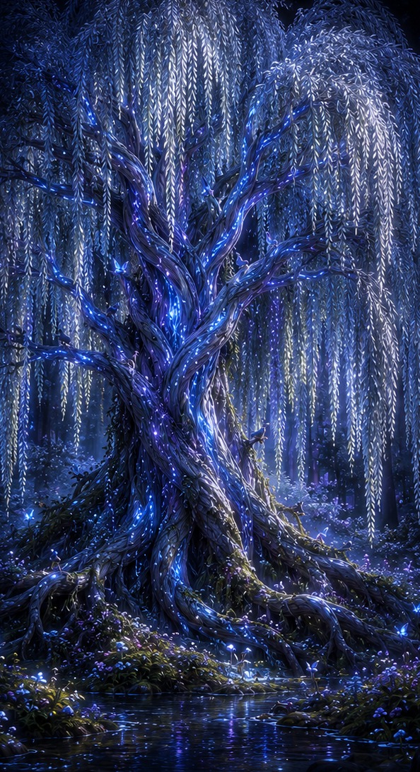 Elaris, the star-weeping willow